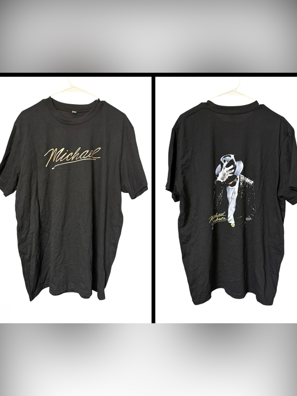 Women’s 100% Cotton Graphic T-Shirt Michael Pose Jackson Size XL